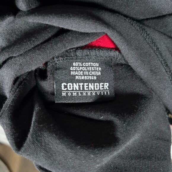 Contender Grand Prix Racing Parody Tee 2XL Motorsport Style Black Red - Picture 7 of 7